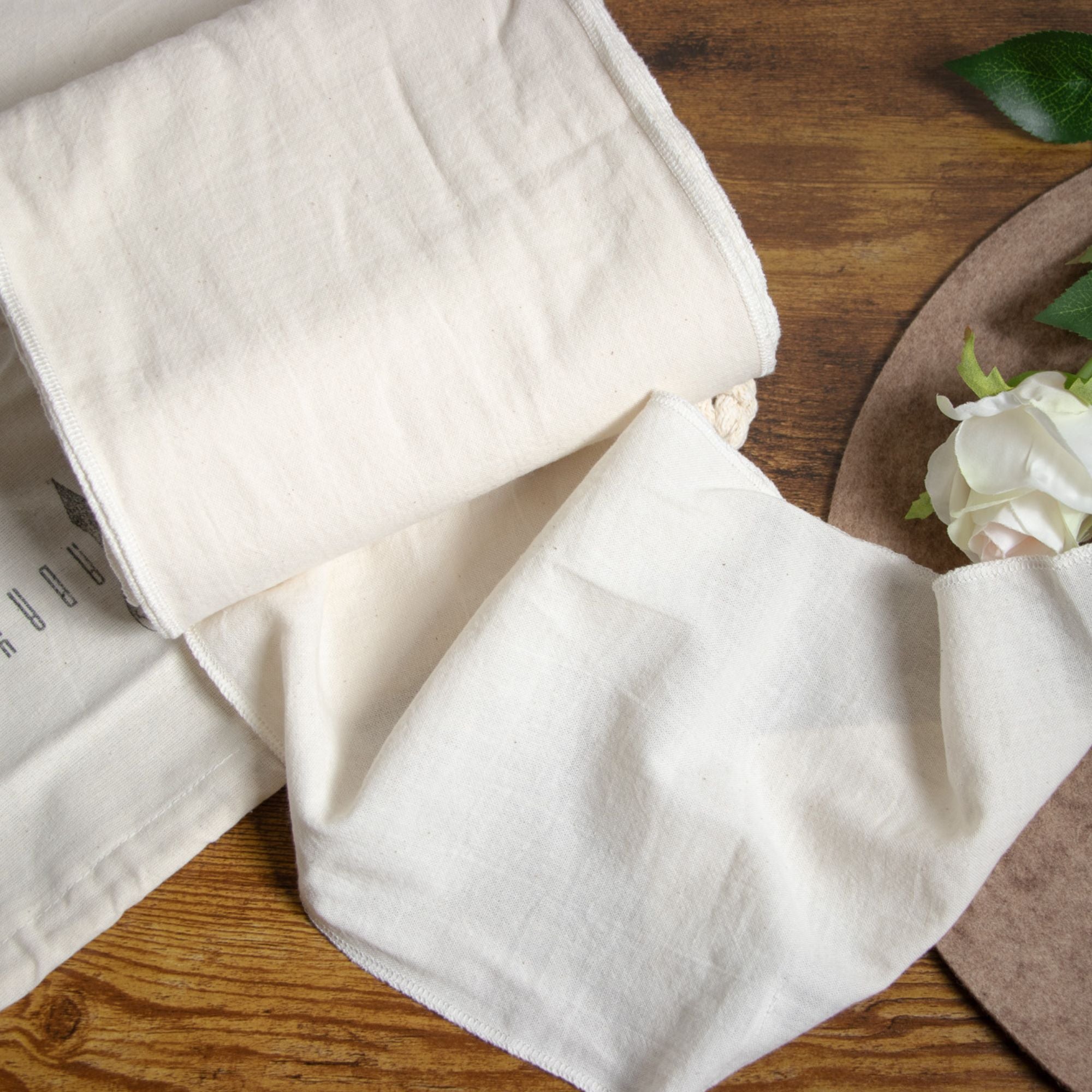 SageAbay Unbleached Cotton Muslin Bengkung Belly Binding Wrap 'Victoria'