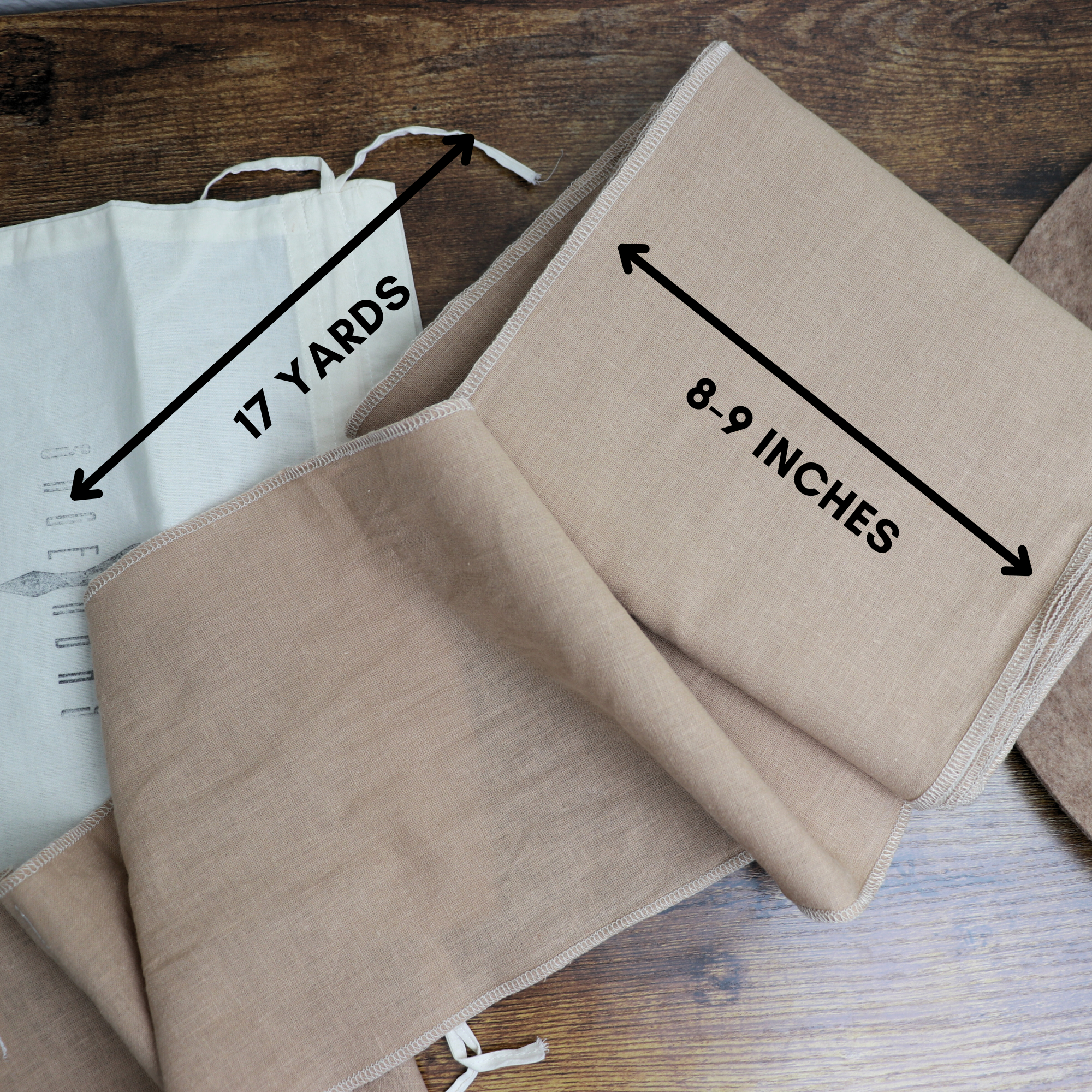 SageAbay Premium Organic Cotton Linen Bengkung Belly Wrap | Postpartum & Diastasis Recti Support 'Lila'